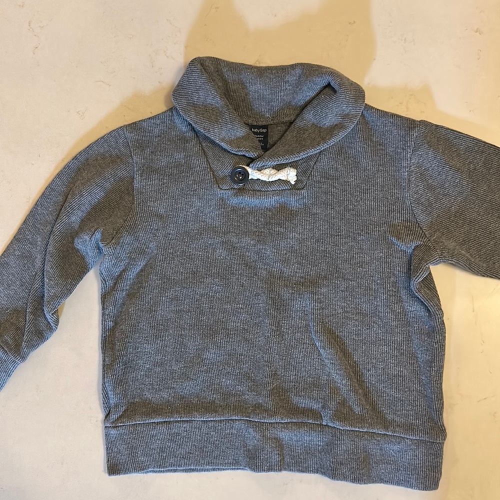 **6 Items for $26**.  Baby Gap sweater size 3